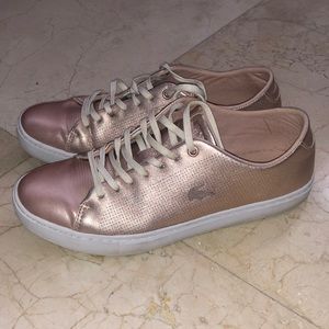 Lacoste Rose Gold Fashion Tennis size 8